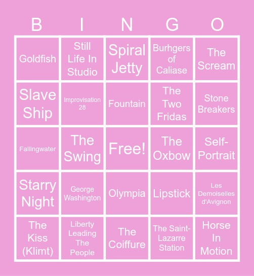 tralalero tralala Bingo Card