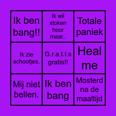 Fortnite  Bingo Card