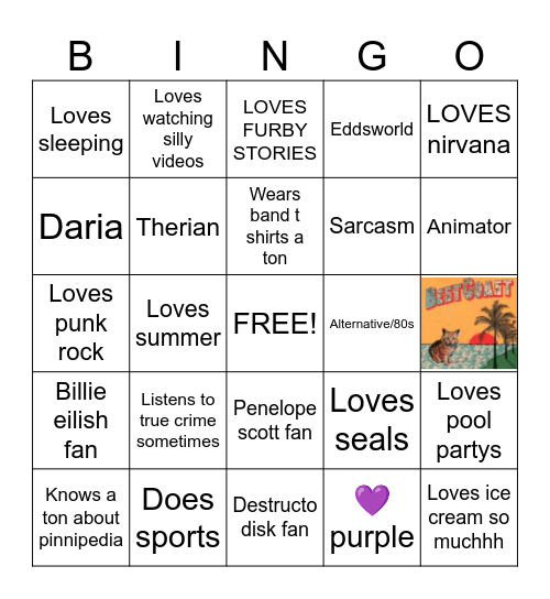 Sealyseal-core bingo Card