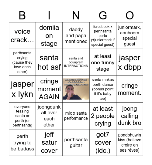 cherry’s Bingo Card
