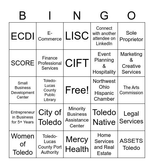 BEAT Launch Bingo! Bingo Card