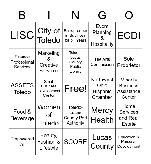 BEAT Launch Bingo! Bingo Card
