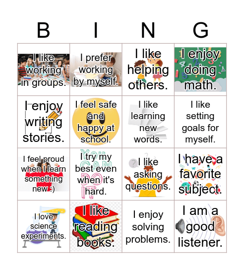 Identity Bingo - Round Bingo Card