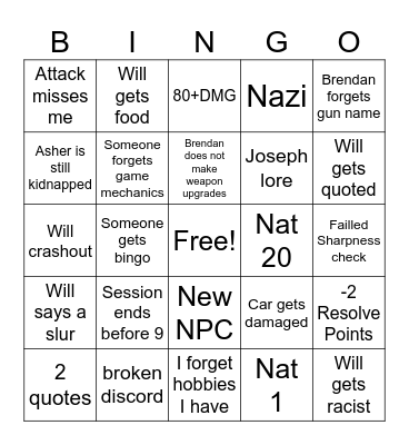 Cdn Bingo Card