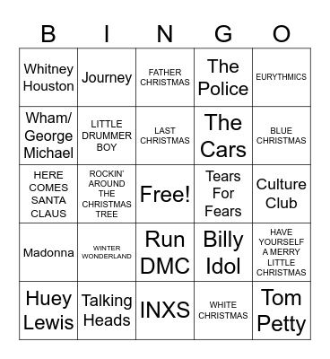 Adventures In Vinyl Bingo Card