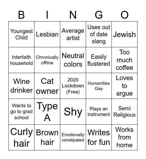 Miriam Haddad Bingo Card