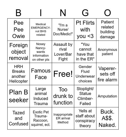 Bucking Horse Bings '25 Bingo Card