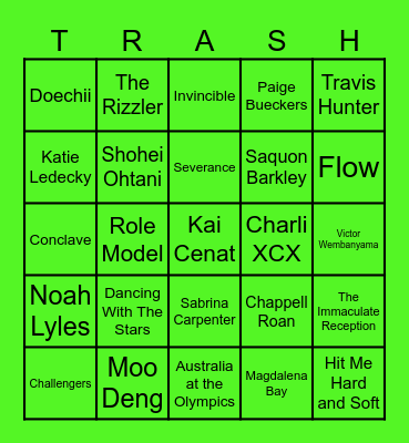 ACRONYM 18 @ uOttawa Bingo Card