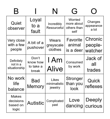 🤖 Presley 🤖 Bingo Card