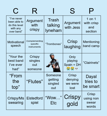 Band bingo Card