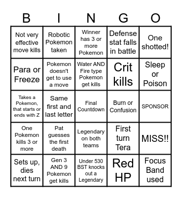 Then we fight bingo Vinny Two Letters Bingo Card