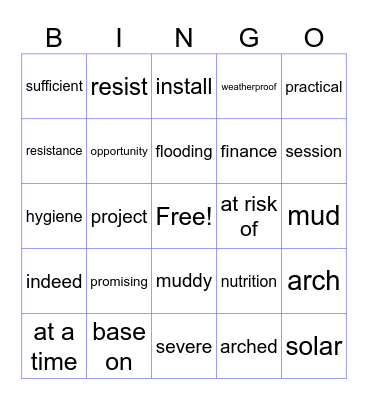 LT Book IV Lesson 2 Bingo Card