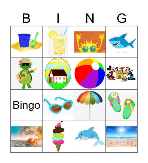 SOMMER BINGO Card