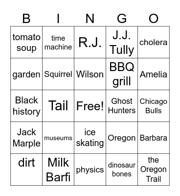 Missouri Readers Club BINGO Card