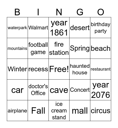 Setting Bingo Card