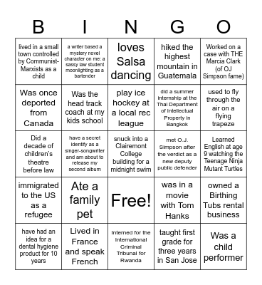 Padilla Palooza Bingo Card