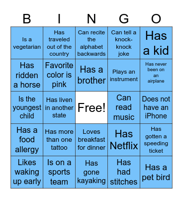 Coworker BINGO Card