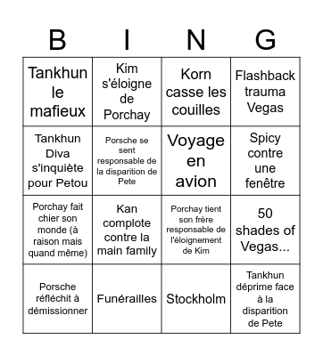 KP ep 11 Bingo Card