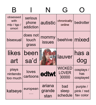 how much are you like Luna ? Bingo Card