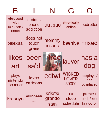 how much are you like Luna ? Bingo Card