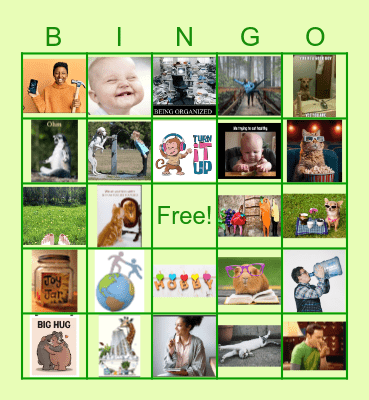 Mental Health Awareness Bingo Card