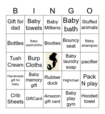 Gift BINGO Card