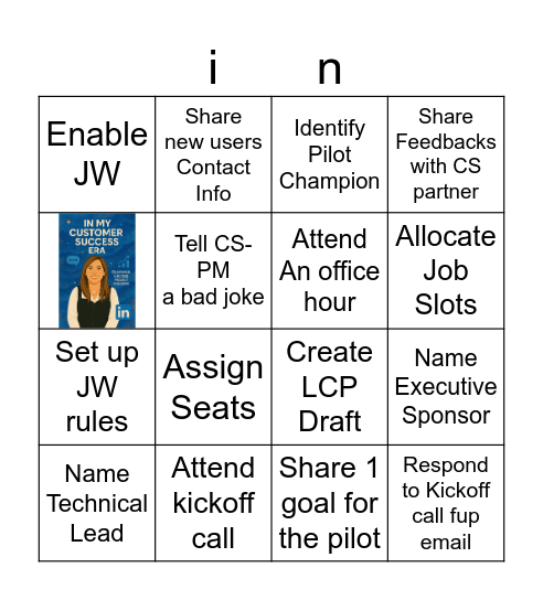 Clinical Pilot Implementation B[in]go Bingo Card