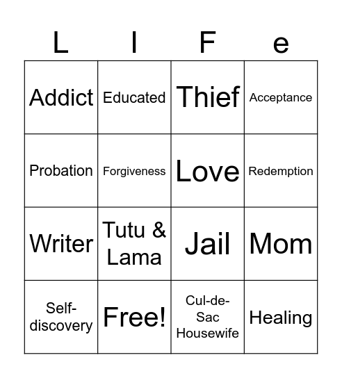 The Many Lives of Mama Love Bingo Card