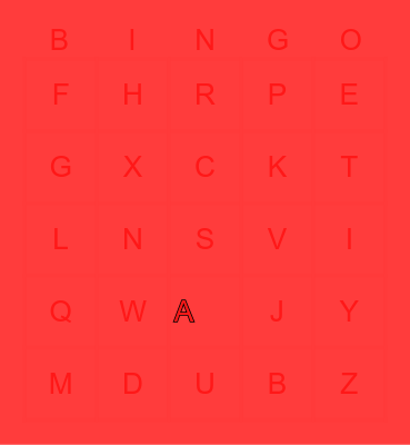 ABC countdown to summer! Bingo Card