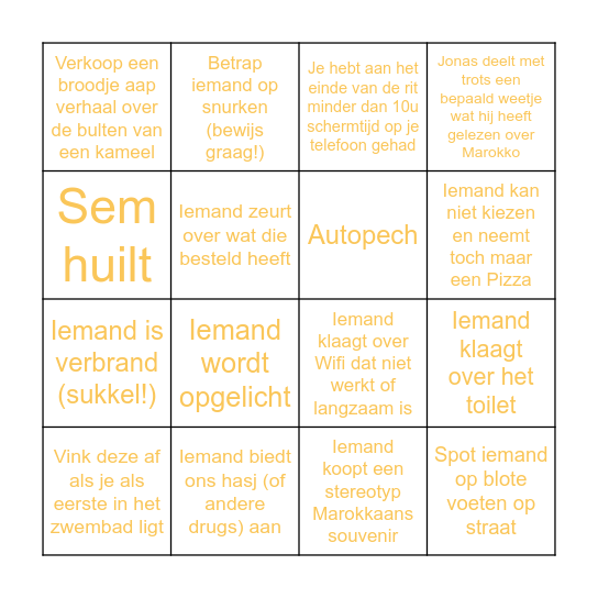 DONKERS HOLIDAY BINGO 2025 Bingo Card