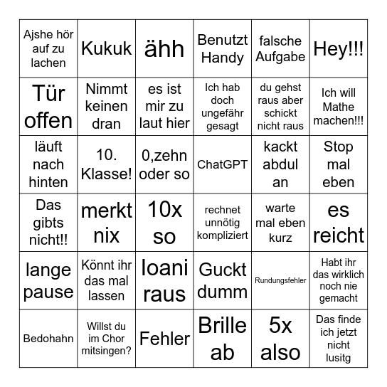 Blankenhagen Bingo Card