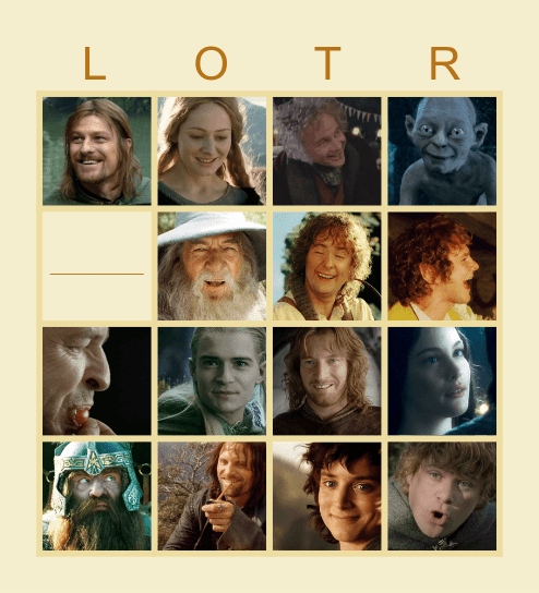 ONE DOES NOT SIMPLY CRY IN Bingo Card