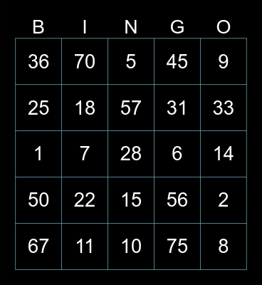 YUJINSstudy's Bingo Card