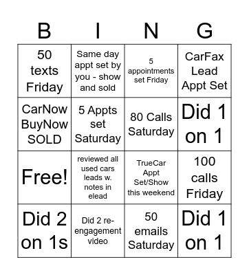 Internet BING! Bingo Card
