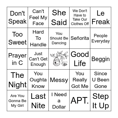 3) Time Travel Bingo Card