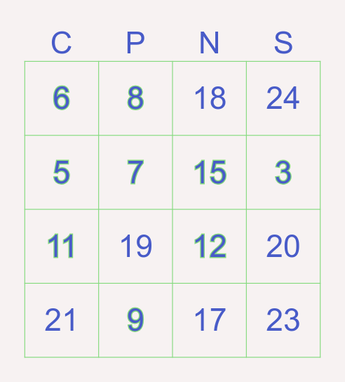 People Engagement Work Group 2025 Bingo Card