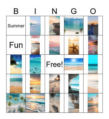 Summer Bingo Card