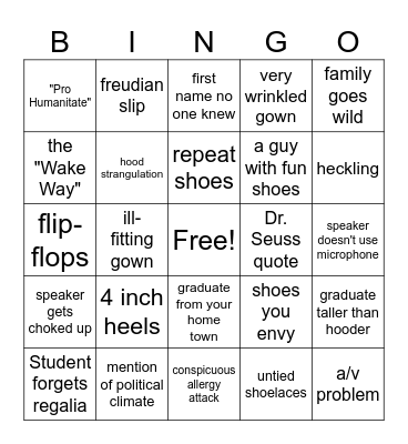 Hooding Bingo 2025 Bingo Card