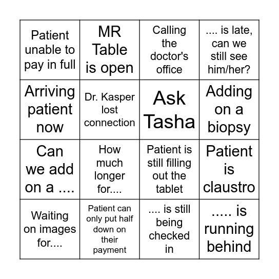Precision Gate BINGO Card