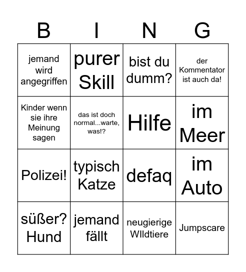 yearly dose of internet Bingo Card