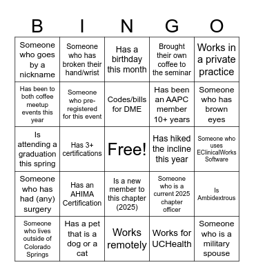 May Mania 2025 Bingo Card