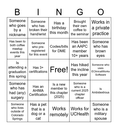 May Mania 2025 Bingo Card