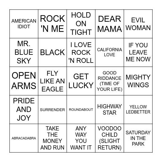 HOF 2015-2016-2017 Bingo Card