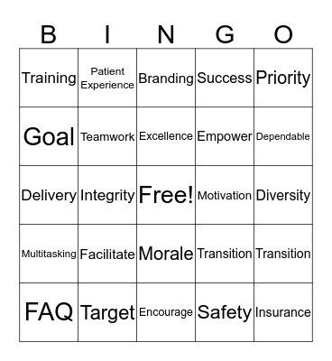 2B2C Team! Bingo Card