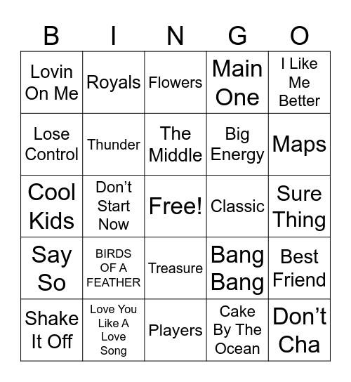====BINGO==== Bingo Card