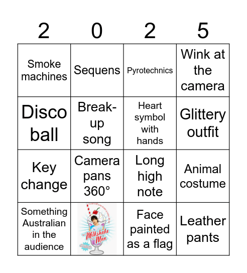 Eurovision Bingo Card