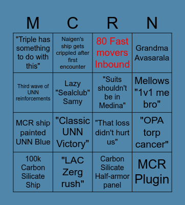 UNN BUCKET BOARD Bingo Card