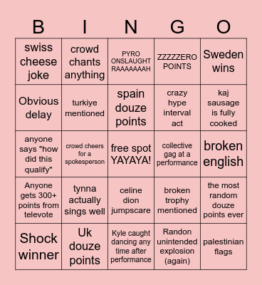kokahina epic bigno es 2025 Bingo Card