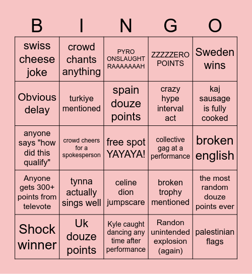kokahina epic bigno es 2025 Bingo Card
