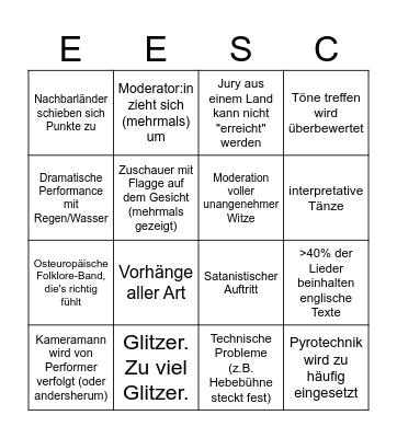 BINGOSC Bingo Card